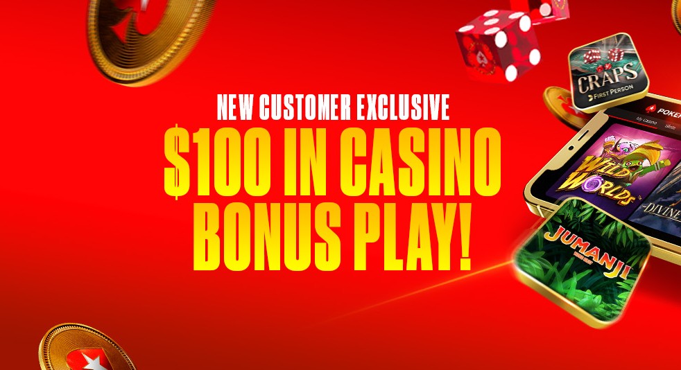 PokerStars USA $100 Online Casino Bonuses