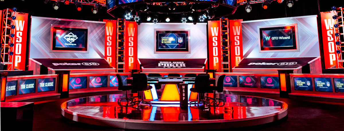 WSOP 2024 Depiction of potential WSOP 2024 main event stage