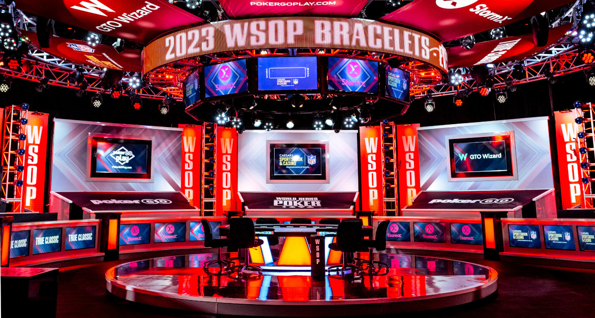 WSOP 2024 WSOP main event stage
